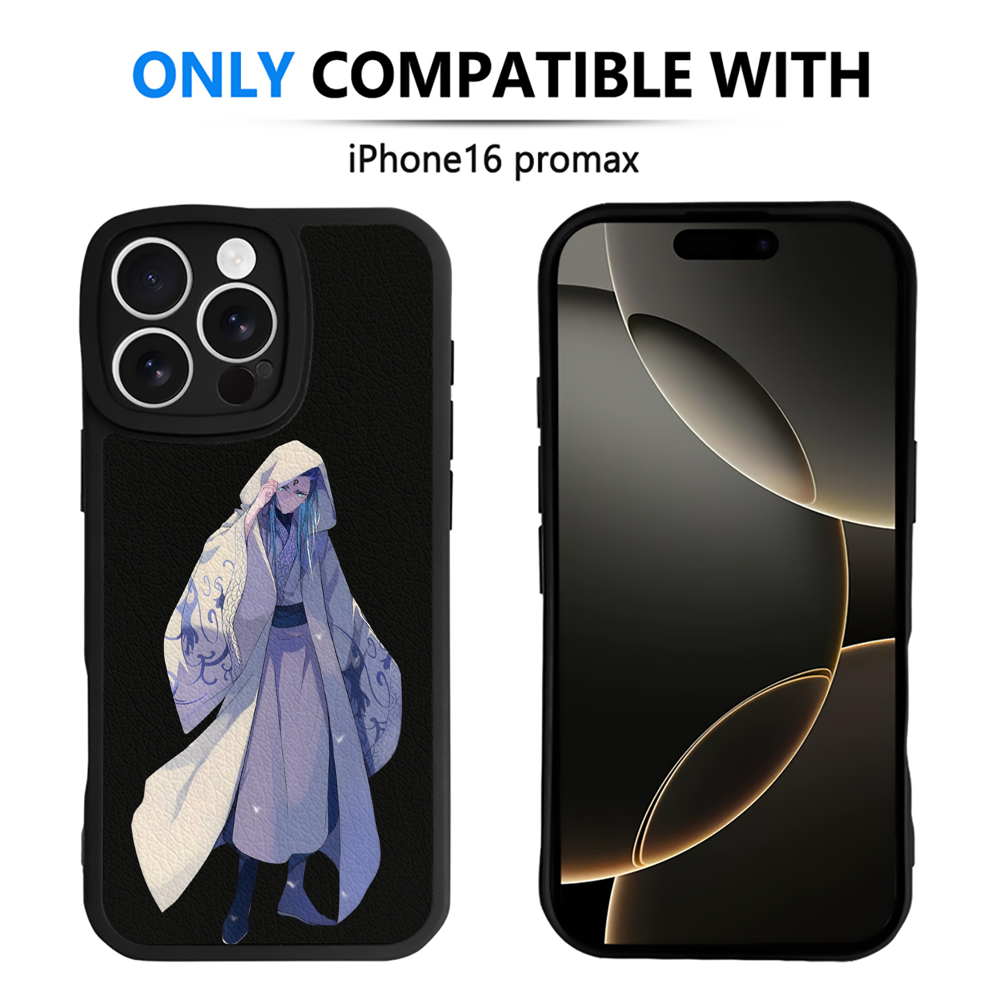 （画像用） Ne Zha 2 ナタ 魔童の大暴れ 【iPhone 16シリーズ対応】シリコンスマホケース（レザー調） 材質：シリコン